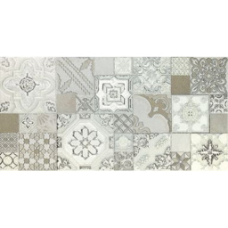 Фото плитки PORCELANITE DOS 4201 GRIS DECOR FOUR P200 40X80 из коллекции PORCELANITE DOS 4201 