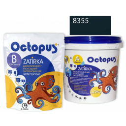 ЭПОКСИДНАЯ ЗАТИРКА OCTOPUS ZATIRKA 2-КОМП. ЦВЕТ 8355 СЕРО-ЗЕЛЕННЫЙ 1,25 КГ (8355-1)