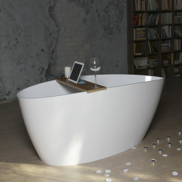 ВАННА КАМЕННАЯ FANCY MARBLE DOLORES 170Х77 СМ , БЕЛАЯ (14170001)