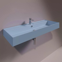 КЕРАМИЧЕСКАЯ РАКОВИНА 121 CМ SIMAS AGILE, MATTE PERVINCA (AG 121)