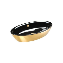 КЕРАМИЧЕСКАЯ РАКОВИНА 70 СМ CATALANO GOLD&SILVER, GOLD/BLACK (170VLNNO)