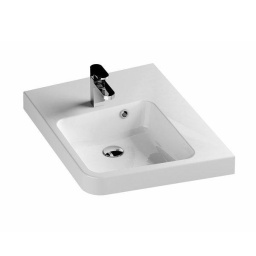 МРАМОРНАЯ ПОДВЕСНАЯ УГЛОВАЯ РАКОВИНА 50Х66 СМ RAVAK BEHAPPY II R, БЕЛЫЙ (XJAP1100001)