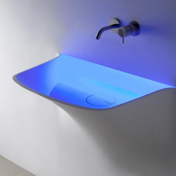 РАКОВИНА ВСТРАИВАЕМАЯ В СТЕНУ С ПОДСВЕТКОЙ ANTONIO LUPI SOFFIO, БЕЛЫЙ (SOFFIOL BIANCO)