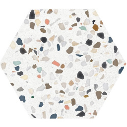 Фото плитки ITT CEZANNE HEXA WHITE MATT 23X27 из коллекции ITT CERAMIC CEZANNE 