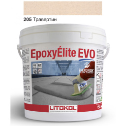 ЭПОКСИДНАЯ ЗАТИРКА LITOKOL EPOXYELITE EVO C.205 2 КОМП. ТРАВЕРТИН (БЕЖЕВАЯ) 5 КГ (EEEVOTRV0005)