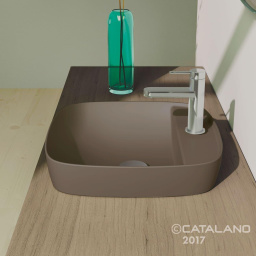 КЕРАМИЧЕСКАЯ РАКОВИНА 42 СМ CATALANO GREEN LUX, КОРИЧНЕВАЯ (142GRLXMS)