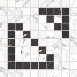 Фото плитки RONDINE CANOVA B&W 03 MOSAICO 30X30 из коллекции RONDINE CANOVA 