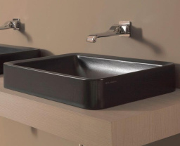 КЕРАМИЧЕСКАЯ РАКОВИНА 40 СМ FLAMINIA NILE 40, BLACK (NL40A)