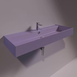 КЕРАМИЧЕСКАЯ РАКОВИНА 121 CМ SIMAS AGILE, MATTE PRUGNA (AG 121)