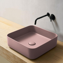 РАКОВИНА НАКЛАДНАЯ 40 СМ CIELO SHUI COMFORT, РОЗОВЫЙ (SHCOLAQ40-CP)