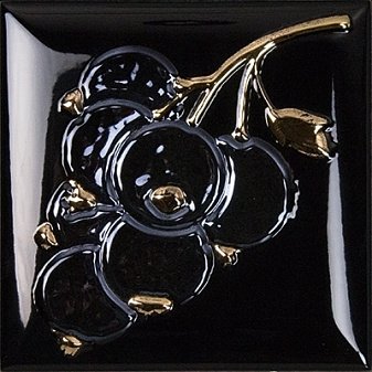 Фото плитки MONOPOLE SEASON RIBES NEGRO BRILLO BISEL 15x15 из коллекции MONOPOLE SEASON 