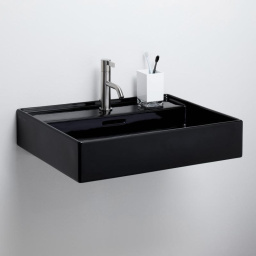 КЕРАМИЧЕСКАЯ РАКОВИНА 50 СМ LAUFEN KARTELL, ЧЕРНЫЙ ГЛЯНЦЕВЫЙ (H8103320201041)