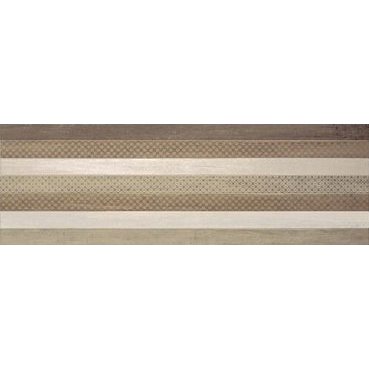 Фото плитки BALDOCER DECOR LINEE VASARI BROWN 28x85 из коллекции BALDOCER VASARI 