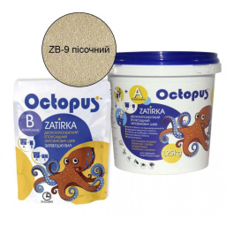 ЭПОКСИДНАЯ ЗАТИРКА OCTOPUS ZATIRKA 2-КОМП. ЦВЕТ ПЕСОЧНЫЙ 1,25 КГ (8621-1)