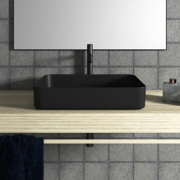 КЕРАМИЧЕСКАЯ РАКОВИНА 65 СМ OLYMPIA SMASH, ЧЕРНЫЙ (SMA42RE65023)