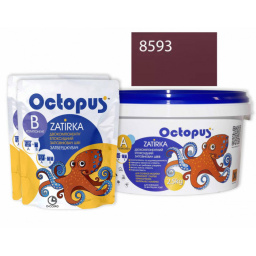 ЭПОКСИДНАЯ ЗАТИРКА OCTOPUS ZATIRKA 2-КОМП. ЦВЕТ ФИОЛЕТОВО-КОРИЧНЕВЫЙ 8593 2,5 КГ (8593-2)