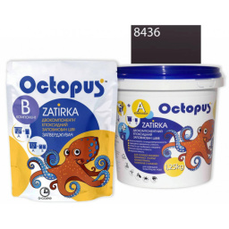 ЭПОКСИДНАЯ ЗАТИРКА OCTOPUS ZATIRKA 2-КОМП. ЦВЕТ СЕРО-РОЗОВЫЙ 8436 1,25 КГ (8436-1)