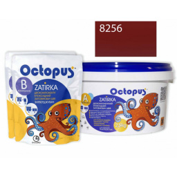 ЭПОКСИДНАЯ ЗАТИРКА OCTOPUS ZATIRKA 2-КОМП. ЦВЕТ КРАСНЫЙ 8256 2,5 КГ (8256-2)