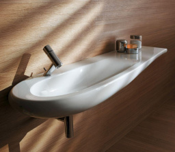 КЕРАМИЧЕСКАЯ РАКОВИНА-СТОЛЕШНИЦА 160 СМ LAUFEN IL BAGNO ALESSI ONE, БЕЛЫЙ (H8149714001041)