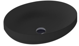 КЕРАМИЧЕСКАЯ РАКОВИНА 50 СМ AXA DECUS, ЧЕРНАЯ МАТОВАЯ (8510007)