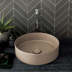 РАКОВИНА НАКЛАДНАЯ 40 СМ CIELO SHUI COMFORT, БЕЖЕВЫЙ (SHCOLAT40-AV)