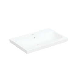 УМЫВАЛЬНИК НАКЛАДНОЙ 750 ММ GEBERIT ICON LIGHT, АЛЬПИЙСКИЙ БЕЛЫЙ/МАТОВЫЙ (501.848.JT.1)