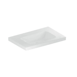 УМЫВАЛЬНИК С ПОЛОЧКОЙ БЕЗ ОТВЕРСТИЯ И ПЕРЕЛИВА 750 ММ GEBERIT ICON LIGHT, БЕЛЫЙ (501.839.00.7)