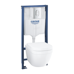 УНИТАЗ ПОДВЕСНОЙ С ИНСТАЛЛЯЦИЕЙ SOLIDO 5IN1 GROHE ARENA COSMOPOLITAN, ХРОМ (40757001)