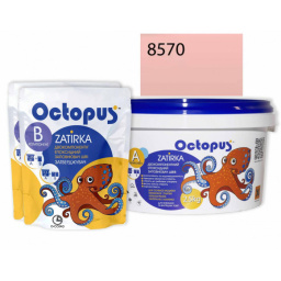 ЭПОКСИДНАЯ ЗАТИРКА OCTOPUS ZATIRKA 2-КОМП. ЦВЕТ КРАСНЫЙ 8570 2,5 КГ (8570-2)