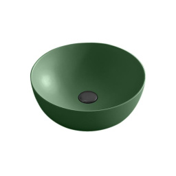 РАКОВИНА НАКЛАДНАЯ 38 СМ NIC DESIGN OVVIO, ЗЕЛЕНЫЙ ГЛЯНЦЕВЫЙ (001 446.073)