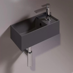 КЕРАМИЧЕСКАЯ РАКОВИНА 40 СМ SIMAS AGILE, MATTE ANTRACITE (AG 20)
