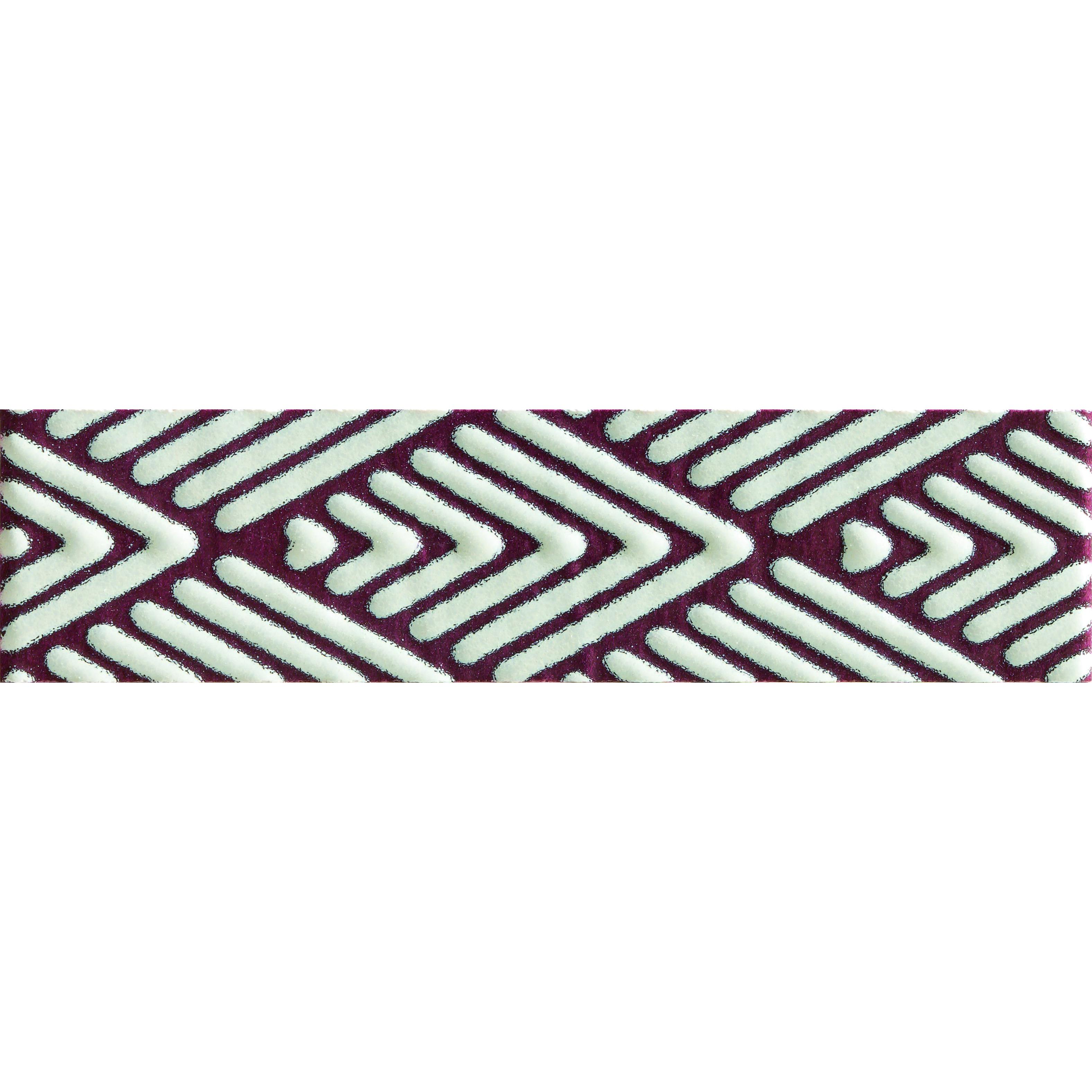 Фото плитки PAMESA CERAMICA CASTLE EVADNE PURPURA TACO 5x20 из коллекции PAMESA CASTLE 