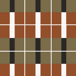 Фото плитки EQUIPE BAUHOME BAND WARM 27687 20X20 из коллекции EQUIPE BAUHOME 