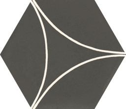 Фото плитки MARAZZI CEMENTUM CARBON DECORO ARCO 18,2X21 из коллекции MARAZZI CEMENTUM 