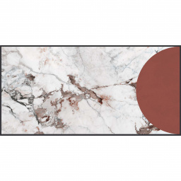 Фото плитки CEDIT POLICROMA VOLTA BRECCIA-MATTONE MAT 6MM RETT 764127 120x240 из коллекции CEDIT POLICROMA 