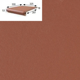 Керамогранит GRES ARAGON COTTO ROJO PELDANO PZ250 32,5x33x1,8 из коллекции GRES ARAGON COTTO 