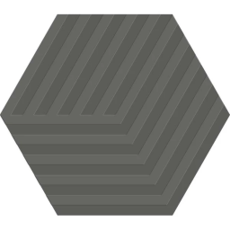 Фото плитки ARGENTA GALLERY CUBE DARK HEX 14X16 из коллекции ARGENTA GALLERY 