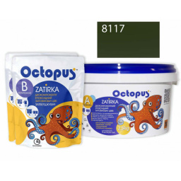 ЭПОКСИДНАЯ ЗАТИРКА OCTOPUS ZATIRKA 2-КОМП. ЦВЕТ ЗЕЛЕНО-МЯТНЫЙ 8117 2,5 КГ (8117-2)