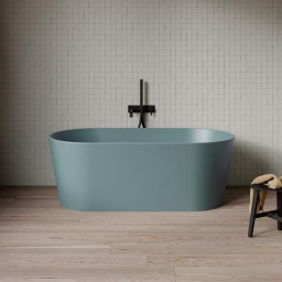 ВАННА ИЗ ИСКУССТВЕННОГО КАМНЯ ОТДЕЛЬНОСТОЯЩАЯ NIC DESIGN BAY 160Х80 СМ, МЯТНЫЙ (014 719.077)