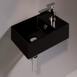 КЕРАМИЧЕСКАЯ РАКОВИНА 40 СМ SIMAS AGILE, GLOSSY BLACK (AG 40)