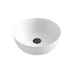 РАКОВИНА НАКЛАДНАЯ 38 СМ NIC DESIGN OVVIO, БЕЛЫЙ МАТОВЫЙ (001 446.003)