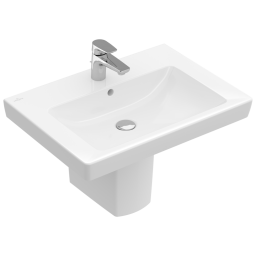 РАКОВИНА 65Х47 VILLEROY&BOCH SUBWAY 2.0, WHITE ALPIN CERAMICPLUS (711365R1)