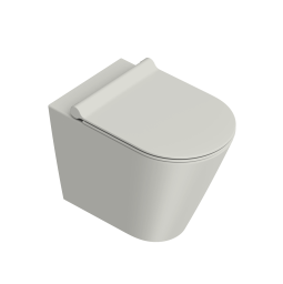 НАПОЛЬНЫЙ БЕЗОБОДКОВЫЙ УНИТАЗ CATALANO ZERO 55 NEWFLUSH, CEMENTO SATINATO (01 1455 0023)