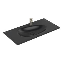 РАКОВИНА ВСТРАИВАЕМАЯ 100Х50 VILLEROY&BOCH ANTAO, PURE BLACK (4A76ABR7)