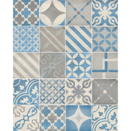 Фото плитки ГЛАЗУРОВАННЫЙ ATLAS CONCORDE VENTI BOOST BLUE MIX MATT A3OQ 20X20X0,9 из коллекции ATLAS CONCORDE VENTI BOOST 