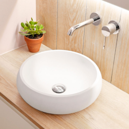 РАКОВИНА НАКЛАДНАЯ d40X12H CM SANYCCES RONDO, БЕЛЫЙ МАТОВЫЙ (LV312D4012WM)