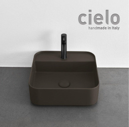 КЕРАМИЧЕСКАЯ РАКОВИНА 44 СМ CIELO SHUI COMFORT, ТЕМНО-КОРИЧНЕВЫЙ (SHCOLAQF-FN)