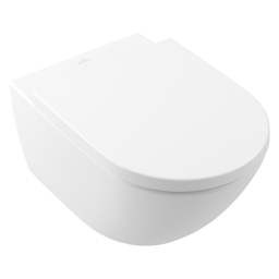 ПОДВЕСНОЙ БЕЗОБОДКОВЫЙ УНИТАЗ VILLEROY&BOCH SUBWAY 3.0 СО СМЫВОМ TWISTFLUSH, STONE WHITE (4670T0RW)