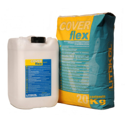 ЭЛАСТИЧНАЯ ГИДРОИЗОЛЯЦИЯ LITOKOL COVERFLEX 2-КОМП. A+B 20+10 КГ (CVF0020+CVF0010)