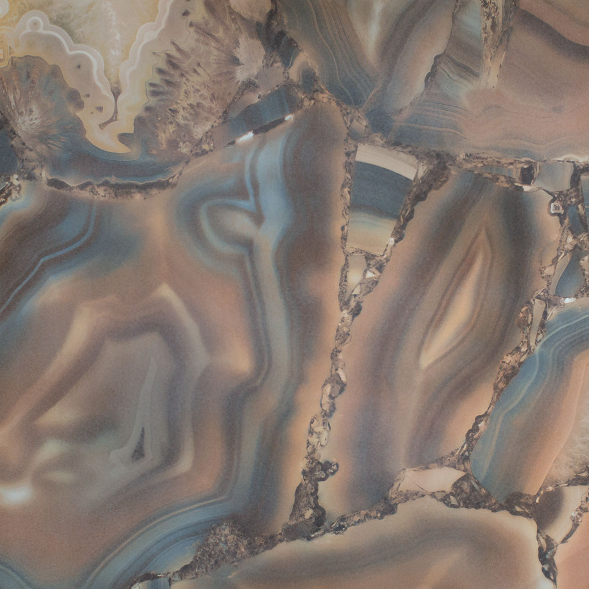 Фото плитки LA FABBRICA ASTRA AMBRA FIORITO LAPP.RETT. 58x58 из коллекции LA FABBRICA ASTRA 